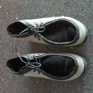 Proenza Schouler lined ankle boot boiled wool and suede